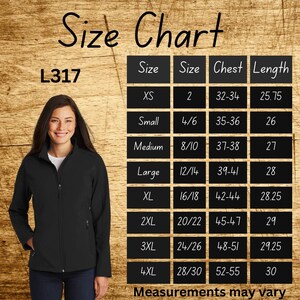 Ladies Softshell Jacket Custom Branded Livestock Brand-Farm and Ranch Logo-Personalized-Ranchwear-Outerwear-Club Jacket image 2