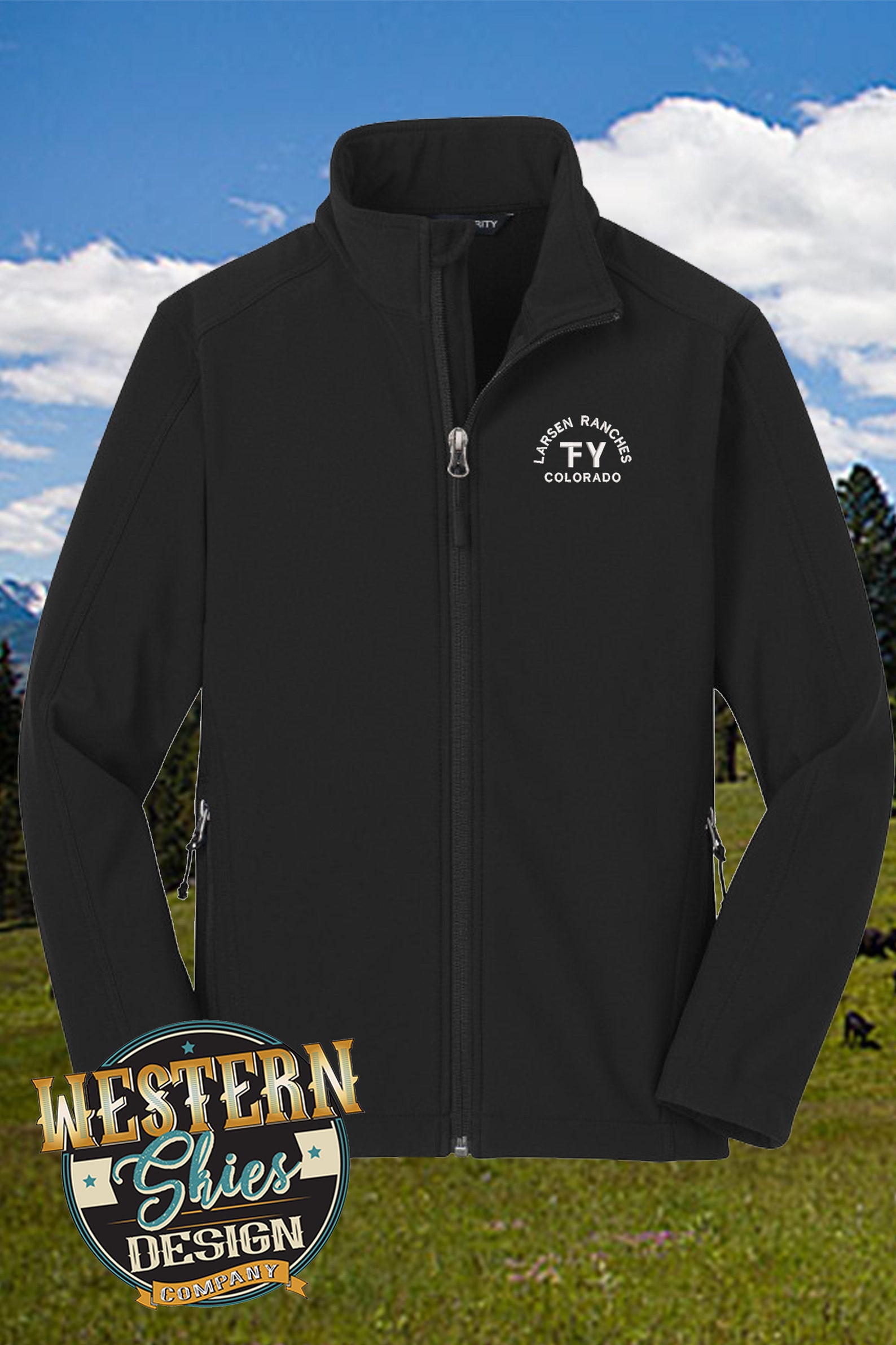 Custom Branded Youth Softshell Jacketlivestock Brandfarm and Etsy