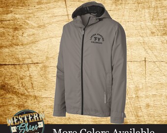 Port Authority® Northwest Slicker -Livestock Brand-Farm and Ranch Logo-Personalized-Ranch wear-Outerwear-Club Jacket