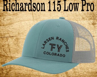 Low Pro Trucker Hats Custom Embroidery 115 Richardson 