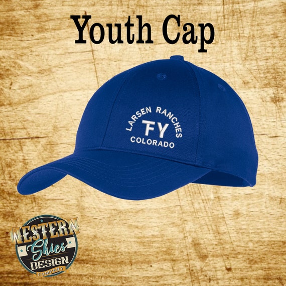 Youth Custom Branded Hat semi Structured Embroidered Personalized