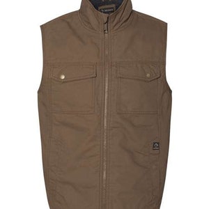 Dri Duck Trek Canyon Vest Men's Vest Custom Embroidery Your logo Brown