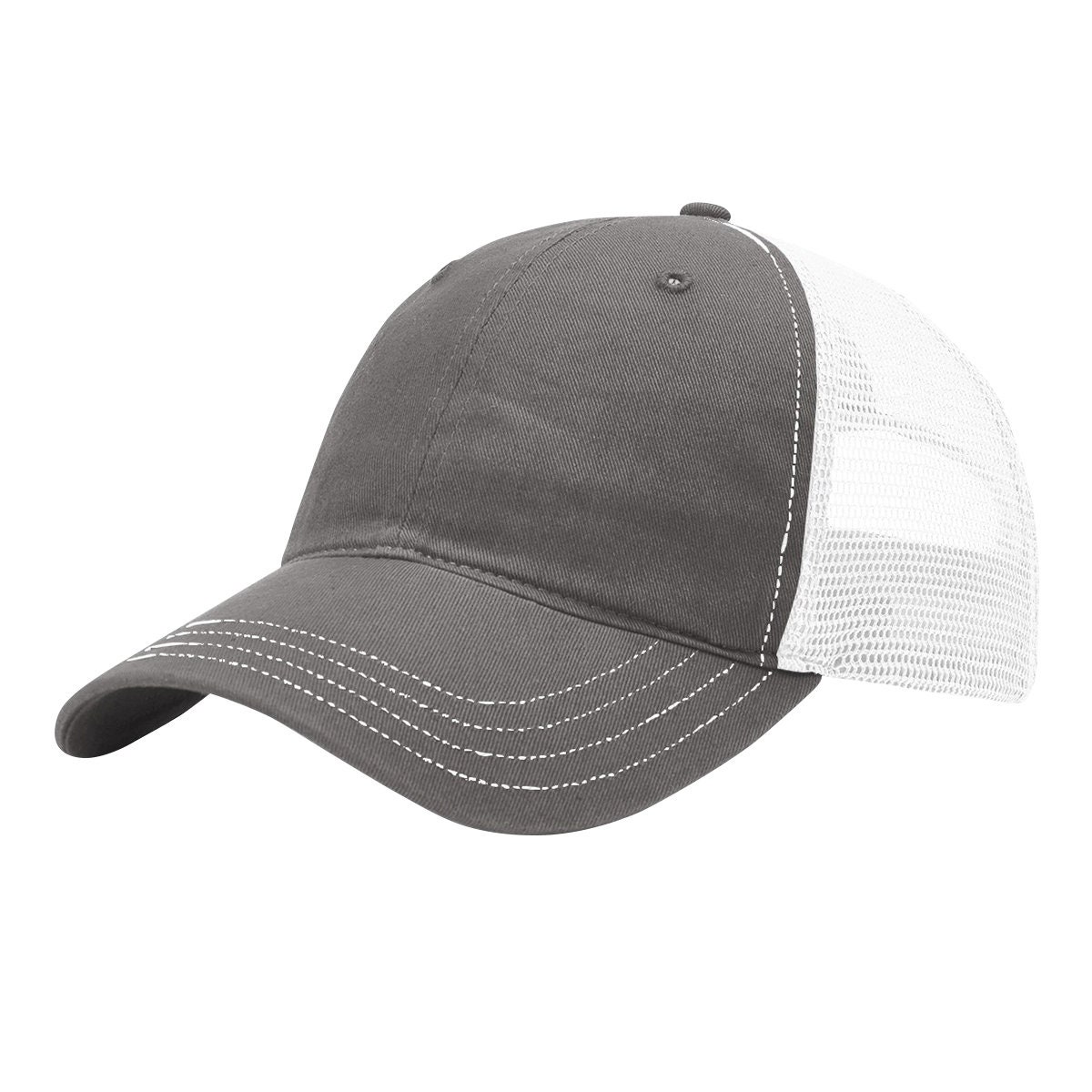 Washed Trucker Custom Embroidered Hat 