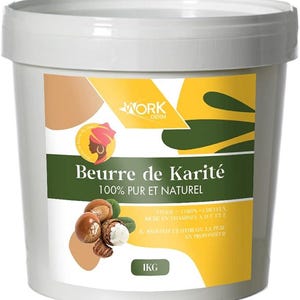 Shea butter - 100% pure and natural - No additives - Unrefined grade A, extracted by cold pressing | 200 gr / 500 gr / 1kg
