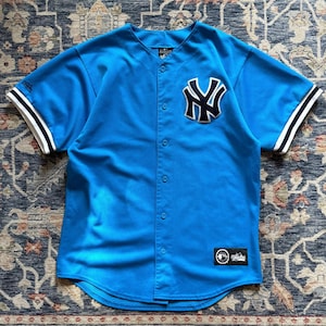 VTG 90s Royal Blue New York Yankees Jersey