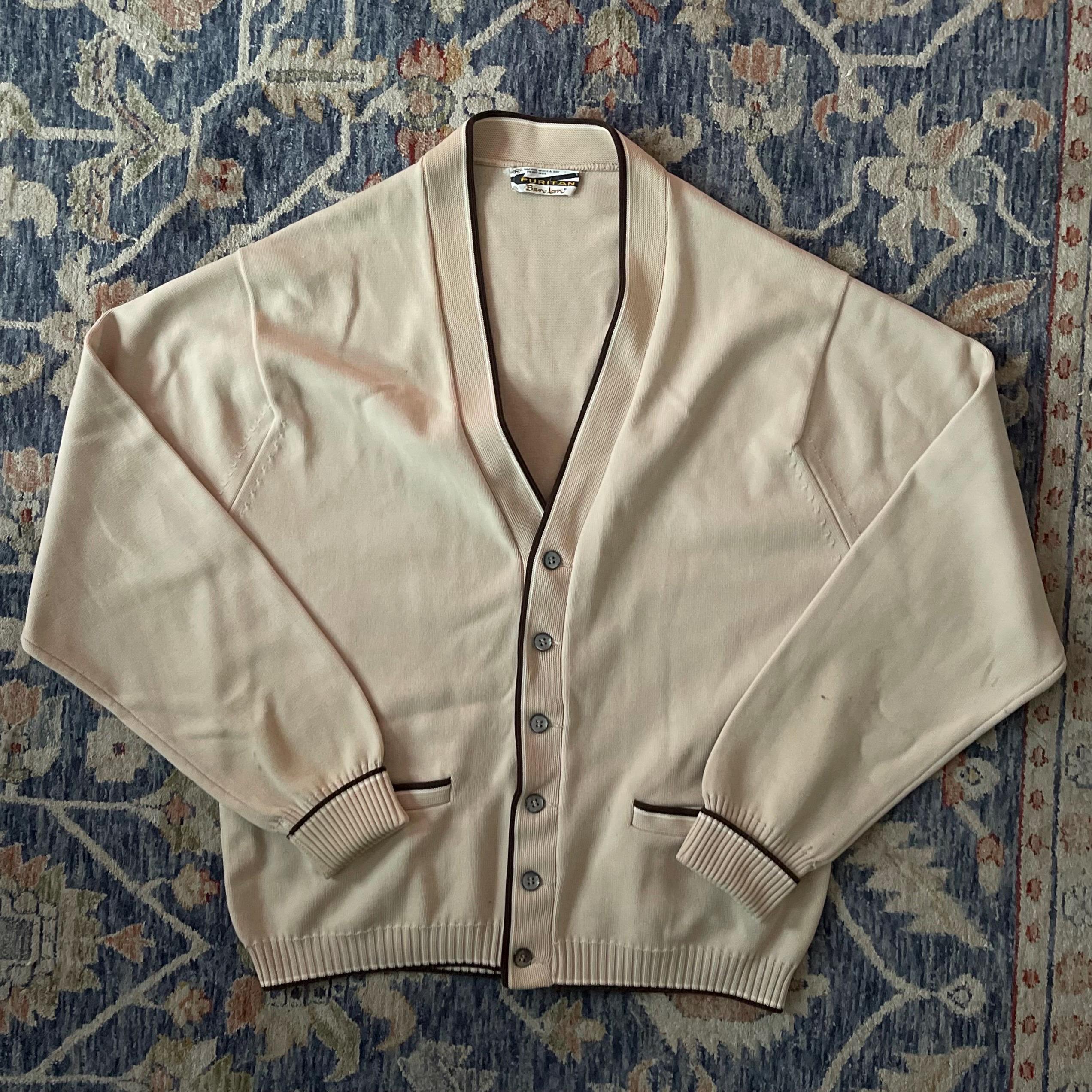 VTG 60s Puritan Ban-lon Knit Cardigan - Etsy