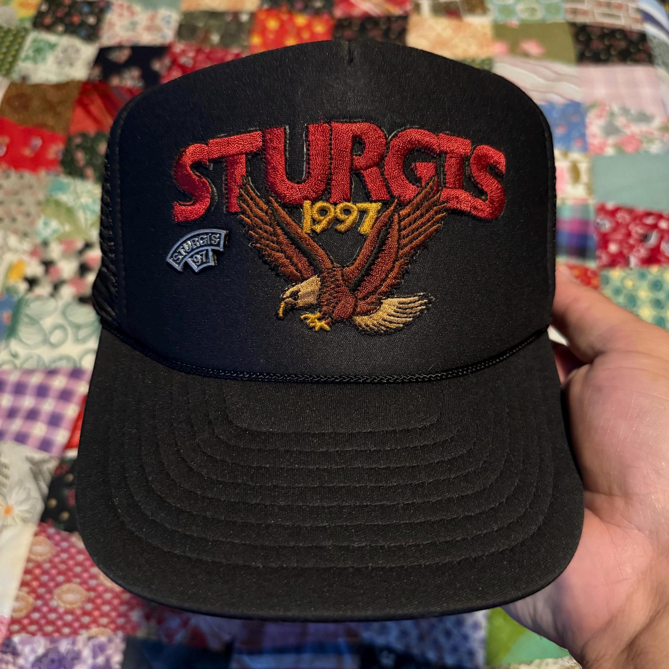 デッドストック STURGIS キャップ スタージス イーグル 帽子 ビンテージ デッドストック STURGIS キャップ スタージス イーグル 帽子