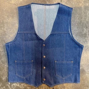 VTG 70s Denim Vest