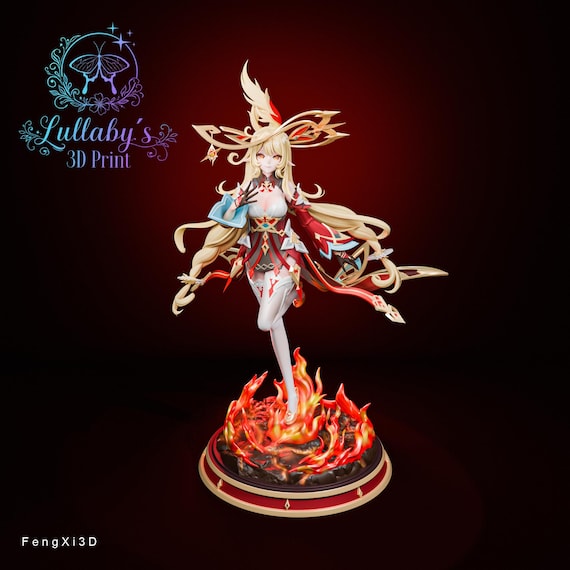 Alice – Genshin Impact Fan Art Figure | 360 mm Resin Print | Highly Detailed Collectible