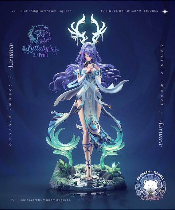Lauma – Handgefertigte Resin-Figur | Genshin Impact Fan Art