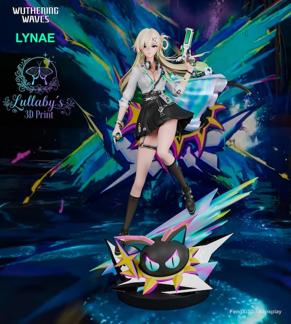 Lynae Figure – Wuthering Waves 1/7 or 1/8 Resin Statue | 14k Detailed Printing | Optionally Painted