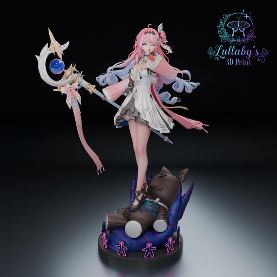 Denia Wuthering Waves Figure | Fan Art Statue | Resin 3D Print | Anime Collectible Figure | Unpainted or Painted