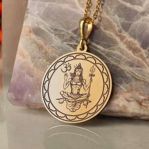Exquisite Shiva Pendant Necklace | Handcrafted Design | Symbol of Power & Divinity | Perfect Spiritual Jewelry for Men and Women