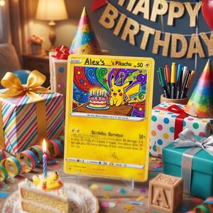 Happy birthday pikachu card - Etsy 日本