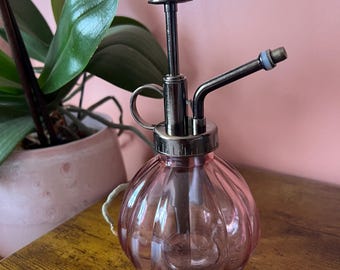 Rosa Glaspflanzennebel Ideal für das Gewächshaus oder Ihre Zimmerpflanzen, Vintage-Look, einfach zu füllen