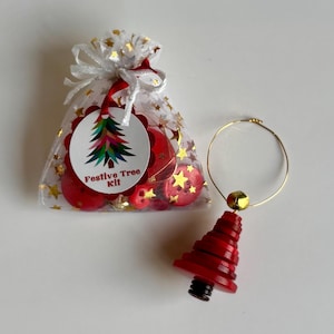 Red Button Tree Ornament Kit