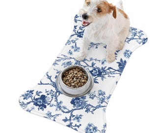 Pet Feeding Mat for Dog or Cat Bowl, Dog Food Mat furry friends, new pet gift, housewarming or birthday gift, new house pet gift accessory