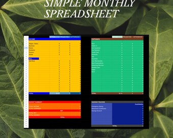 Hoja de cálculo financiera de Google Sheets sencilla