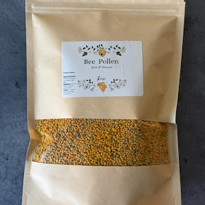 Rohes Bienenpollen-Granulat Natürliche Energie Superfood, Vitamin-reiche Ergänzung. 100% Pur & Unverarbeitet 100g / 500g