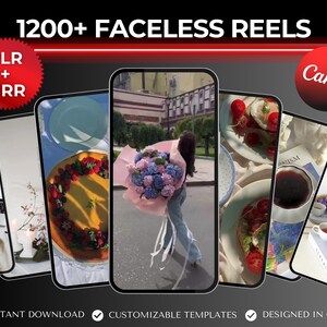 1200+ Faceless Reel Bundle with Master Resell & PLR Rights Aesthetic Reels for Instagram, DFY Faceless Digital Marketing Videos