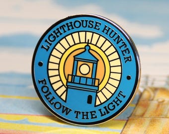 Lighthouse Hunter Hard Enamel Pin