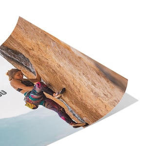 Poster: 36x24 motovational,female rock climber