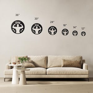 Men home gym Metal Signs with the word gym on it. fitness wall art, weightlifting decor