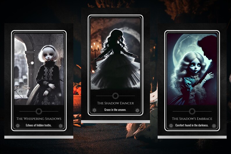 Gothic Oracle Deck | Mystical Dark Oracle Cards With Occult and Pagan ...