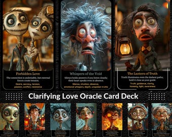 Jeu de cartes Oracle Love clarifié pour des conseils perspicaces et une connexion profonde, outil de découverte de soi pour les relations