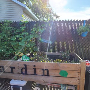 Decorative garden sign – Vegetables and herbs