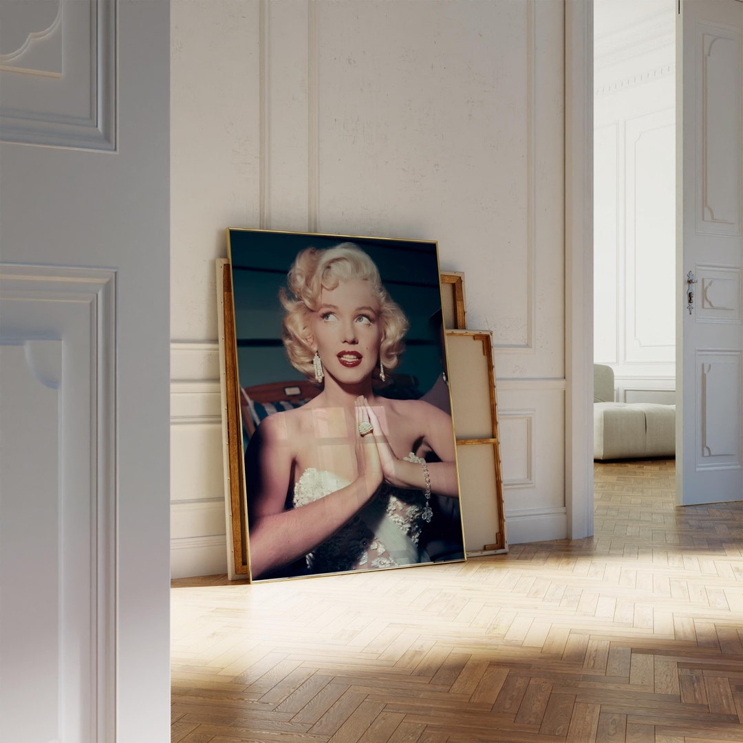 Marilyn Monroe Poster Retro Poster Vintage Photography Print Fashion ...