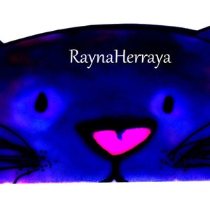 PRINT and CUT, DIY Art, Printable Art, Printable Bookmark, Digital Download, Digital Art, Downloadable Art, Black Cat, Cat lover gift, Cats