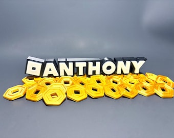 Custom Roblox Name Sign: Gamer Room Decor