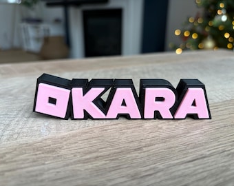Pink Roblox Name Sign: Custom Gamer Room Decor