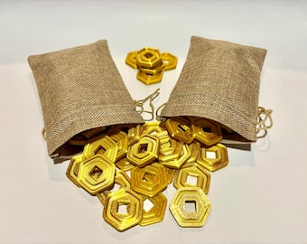 3D Printed Roblox Robux Coins: Video Game Party Favors