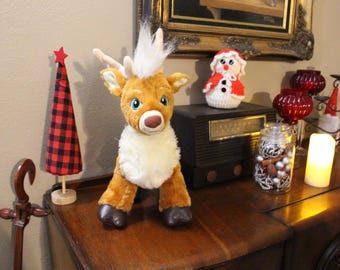 Build-A-Bear Reindeer Plüschtier: Weihnachten Urlaub Reh Spielzeug mit Geweih