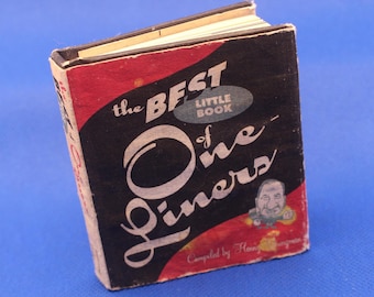 Vintage Henny Youngman One-Liners Mini Joke Book, 1980s Humor