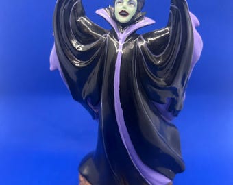 Vintage Disney Maleficent schurken porseleinen beeldje uit 1999, 7,5 inch, Doornroosje, Sri Lanka