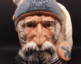 Vintage Royal Doulton Don Quixote Jug D6455: Hand-Painted Ceramic Pitcher