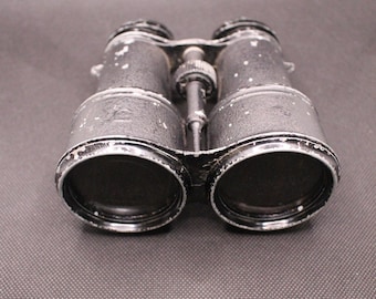 Vintage “Super Dreadnought” Binoculars – Early 20th Century Military Style Optics, Collectible Nautical Décor