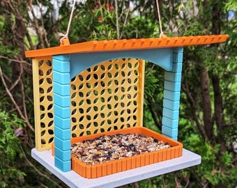 Bird feeder-Mid Century Modern Bird Feeder-birdfeeder-bird feeder