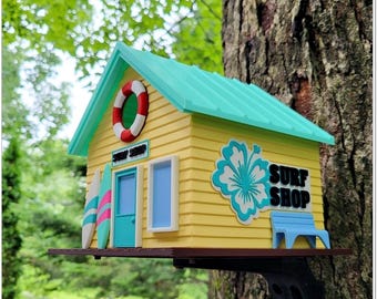 Customizable Surf Shop Birdhouse – 3D Printed PLA Bird House