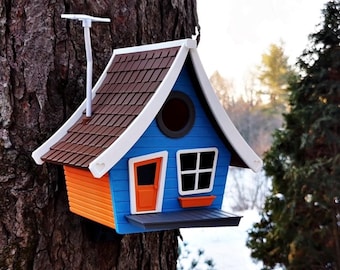 3D Printed Birdhouse – Personalized Toon Shack, Eco-Friendly PLA