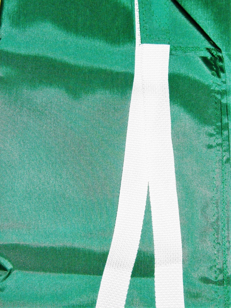 Pottery Apron Split Leg Panel Green Nylon White Ties Ultimate Coverage Basic image 7