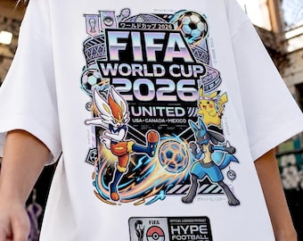 Copa Mundial 2026 Png, Poke Fútbol, Camiseta de EE. UU., Canadá y México, Diseño de país de fútbol