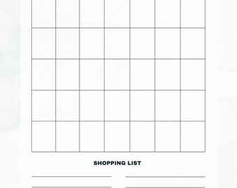 Planificador de comidas imprimible / Planificación semanal y mensual (PDF)