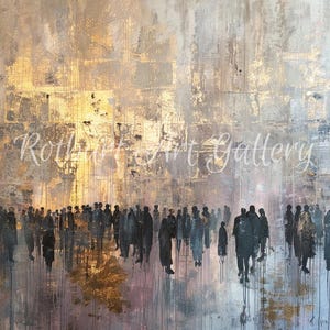 Western Wall Abstract Art | Kotel Jerusalem Painting | Judaica Canvas Print | Jewish Heritage Decor | Wailing Wall Art | Matte Canvas