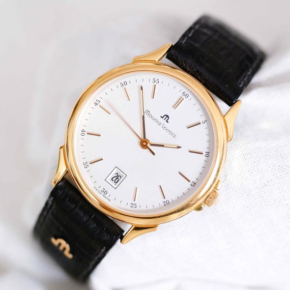 Maurice Lacroix レディース腕時計 Maurice Lacroix: Vintage Ladies Watch 90s Sunburst Silver