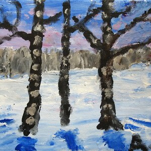 Paquet de 5 cartes de 5 x 7 Note pittoresque canadienne par Anne K Abbott