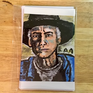 Blanc 5 x 7 Cowboy Michael note cartes avec enveloppes